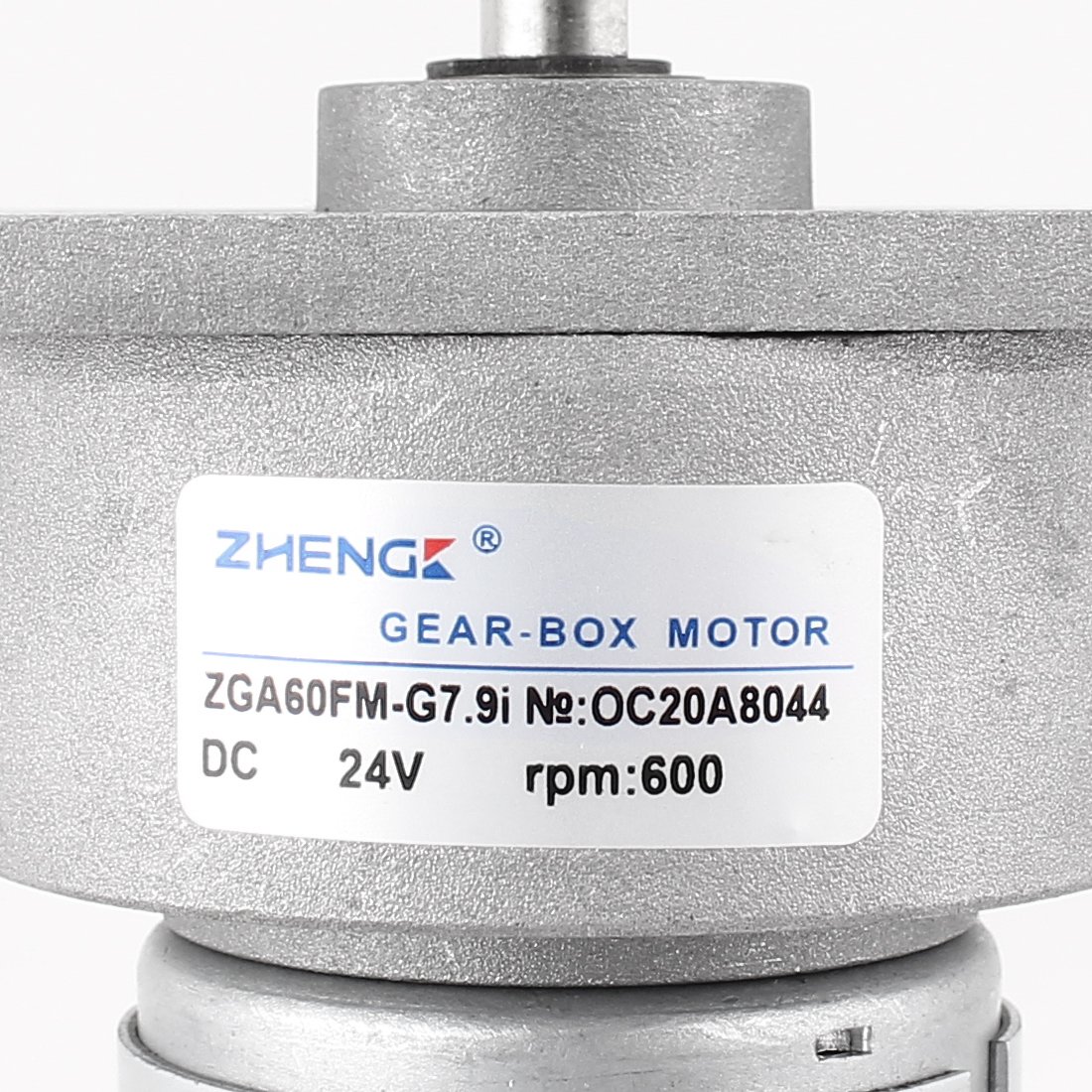 sourcingmap® caja de velocidades DC 24V 600rpm magnético eléctrico de alto par motor