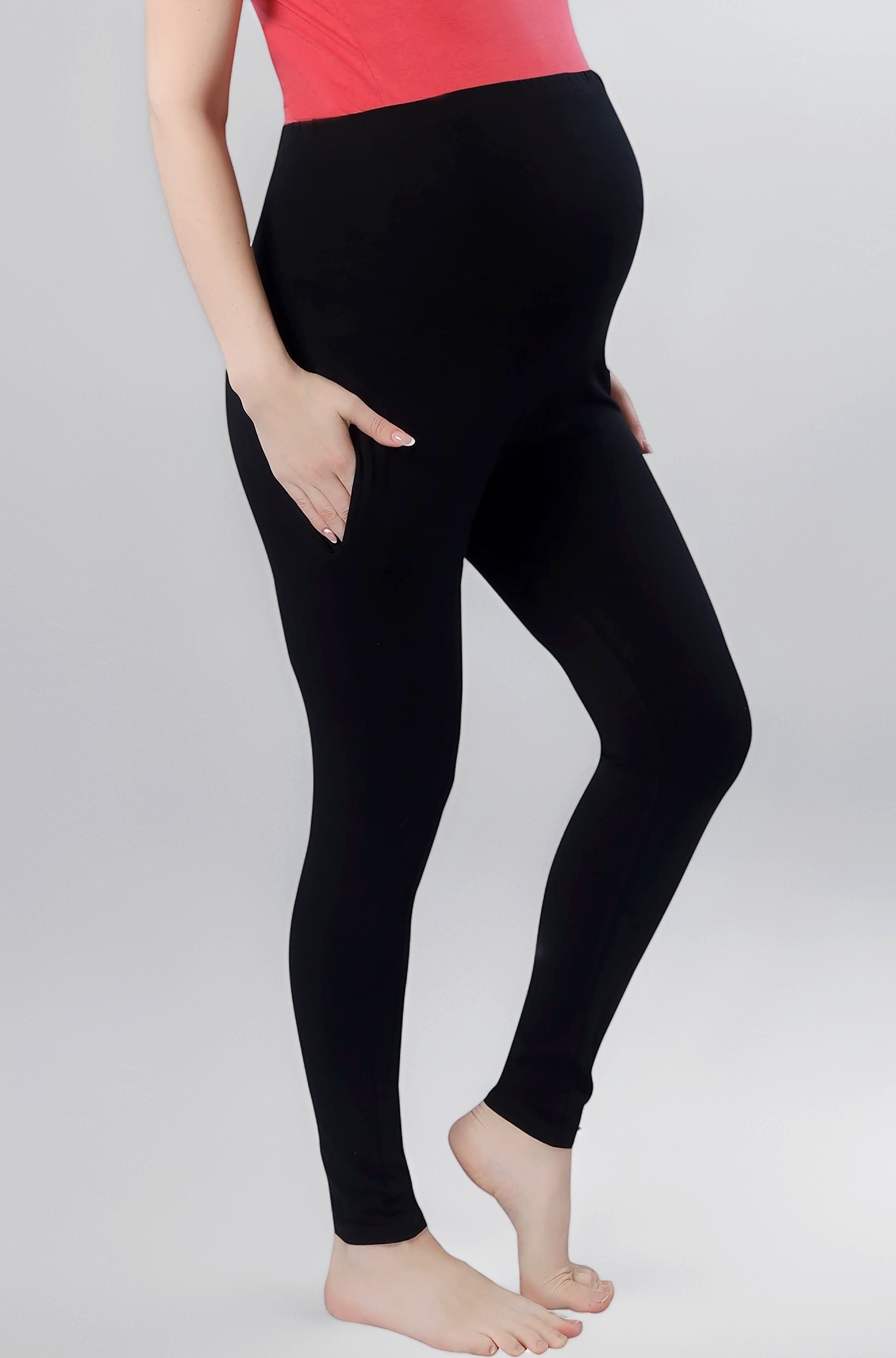 Women's Cotton Maternity Leggings - Size :- L, XL, 2XL,3XL