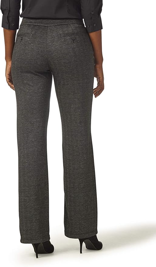 lee riders women's ponte knit comfort waist pant