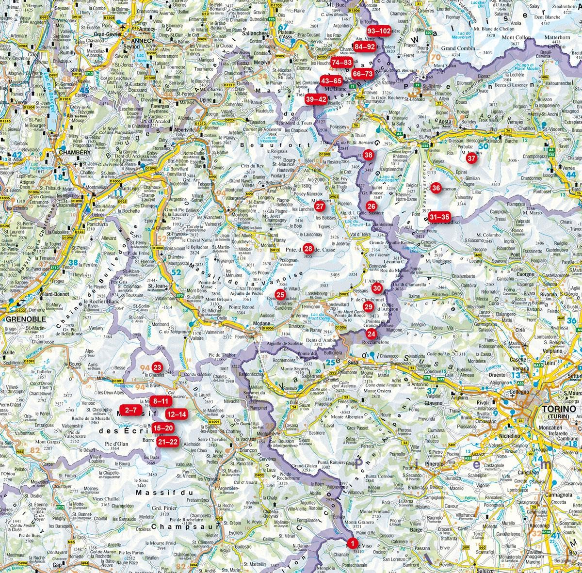 Hochtouren Westalpen Band 2: 102 Fels- und Eistouren zwischen Monviso und Mont Blanc (Rother Selection)