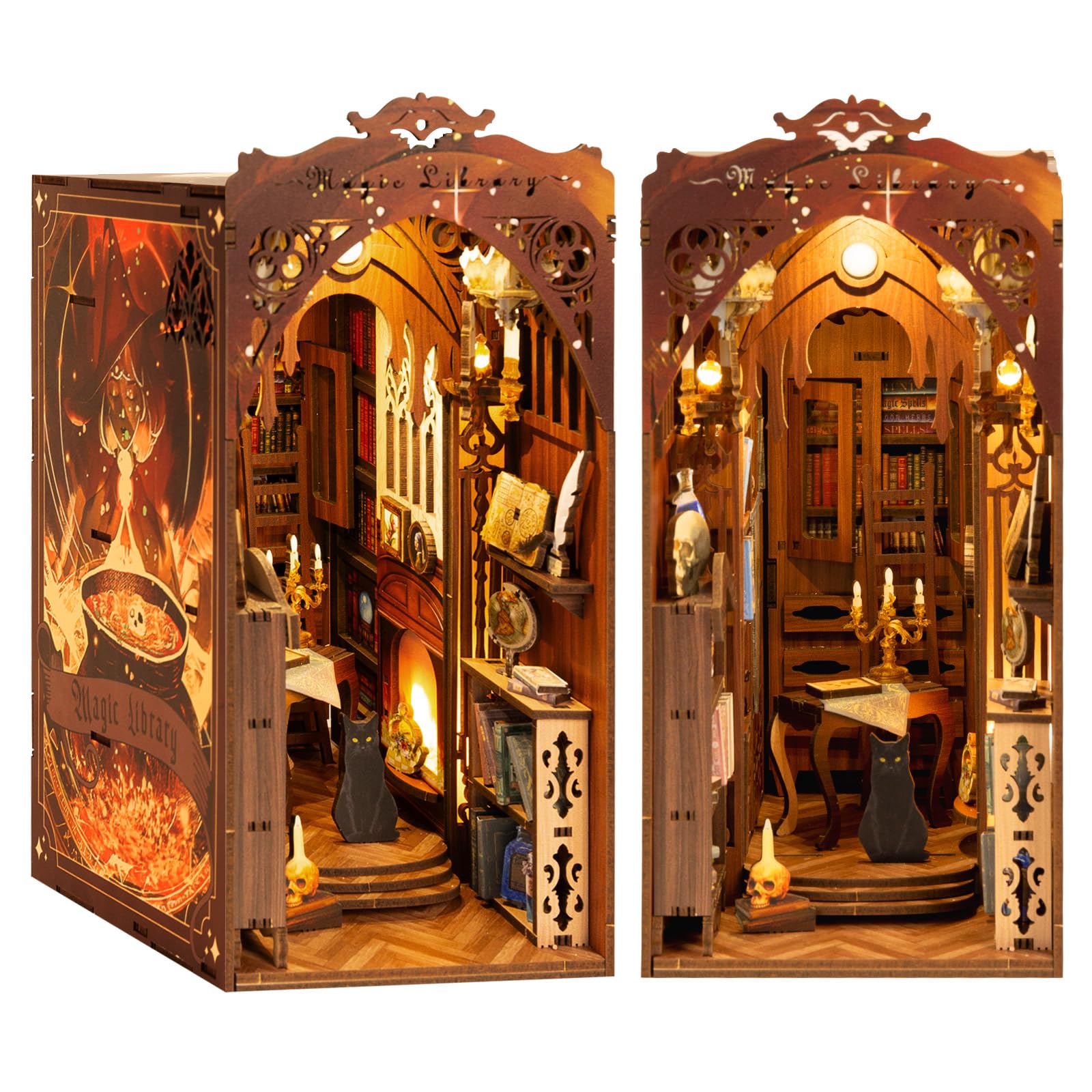 Kit DIY Cuteefun Book Nook, Mini Maison De Poupée, Salle De