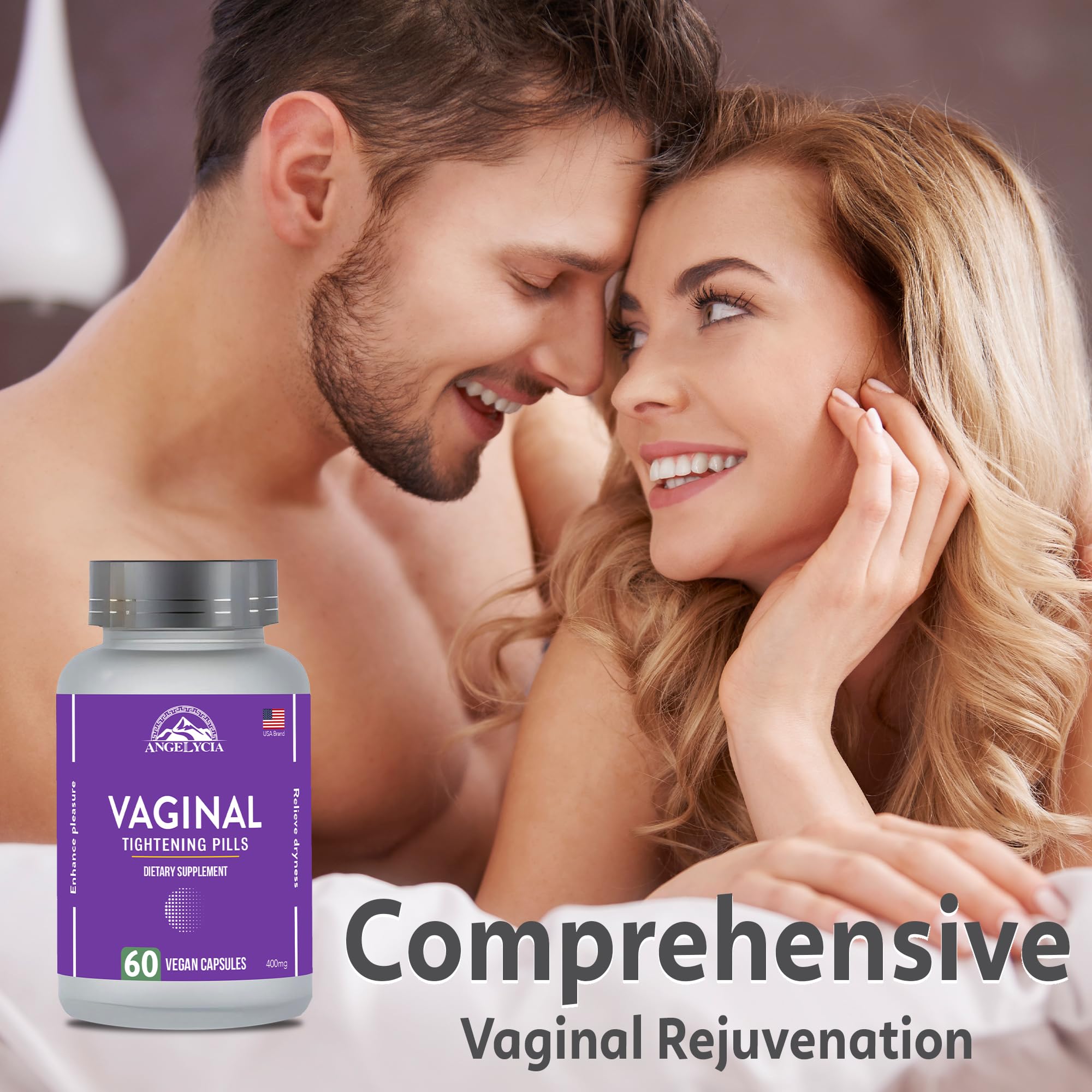 Vaginal Tightening Pill - Tighten, Rejuvenate & Lubricate - Vaginal Moisturizer Pill for Dryness and Vaginal Tightening - Vaginal Health Solution - Vagina Health with Moisturizing Benefits