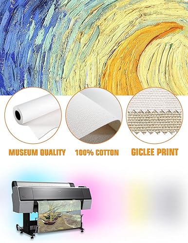 Vista 681 de DECORARTS - Almond Blossom Tree - Vincent Van Gogh Art Reproduction. Giclee Canvas Prints Wall Art for Home Decor 30x24