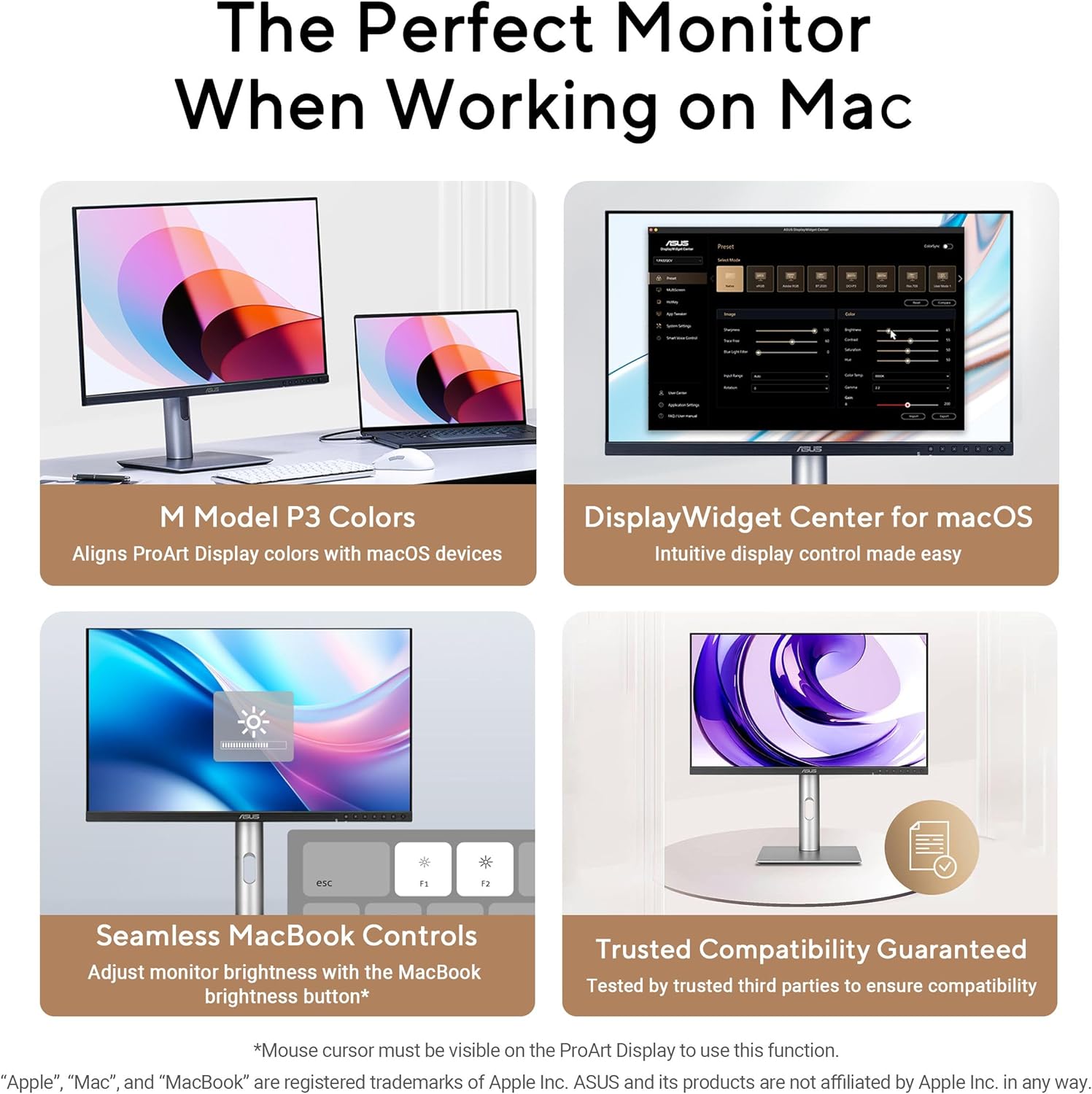 ASUS ProArt Display 27” 1440P Professional Monitor (PA278QGV) – IPS, QHD (2560 x 1440), 95% DCI-P3, Color Accurate, ΔE<2, Calman Verified, 120Hz, HDR-10, Light Sync, Ergonomic, 3 yr Warranty