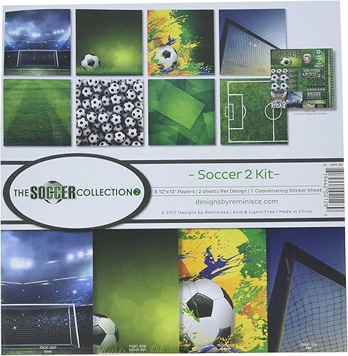 Reminisce TSOC-201 The Soccer Collection 2 Kit de álbum de recortes