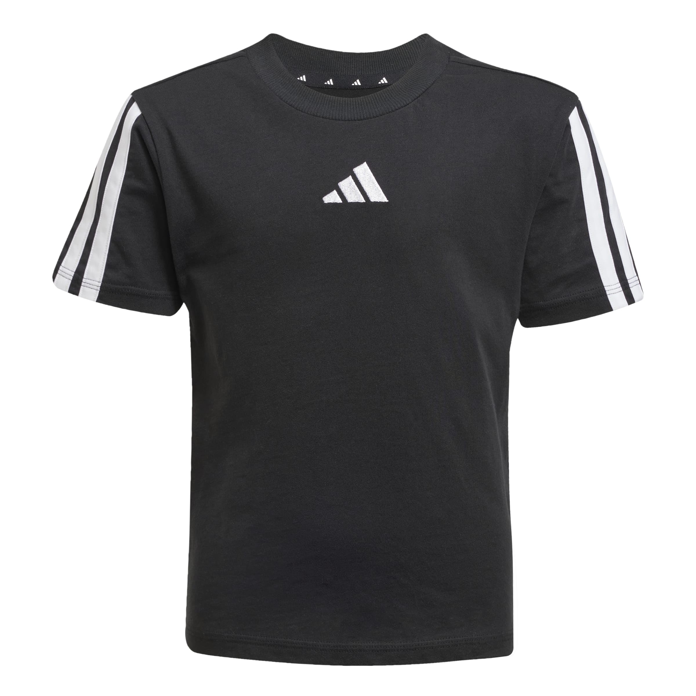 Adidas  Infant 3S Essentials T Shirt Infants - Black/White - 6-7 Years