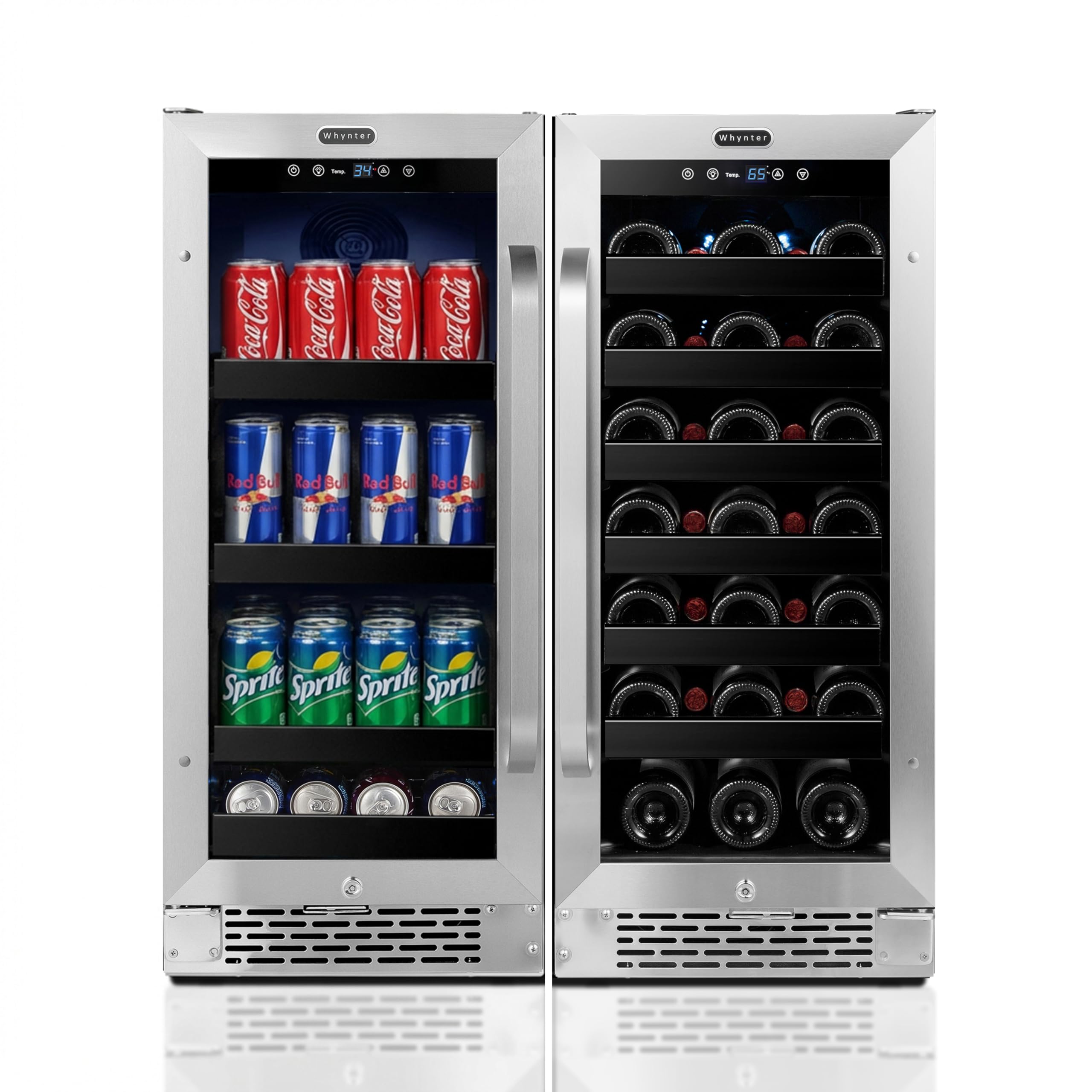 Whynter BWR-308SB-BBR-838SB-30 Wine Cooler Stainless Steel