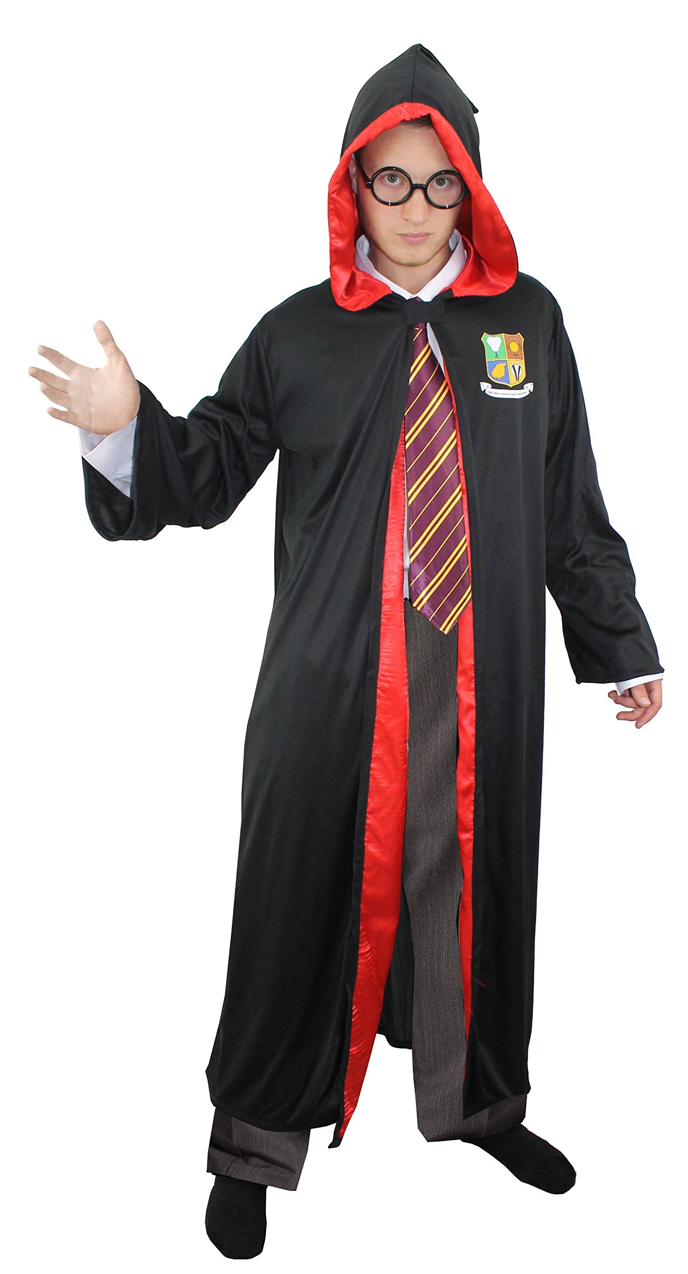 Unisex Adults Wizards Robe. Perfect for Halloween Fancy Dress