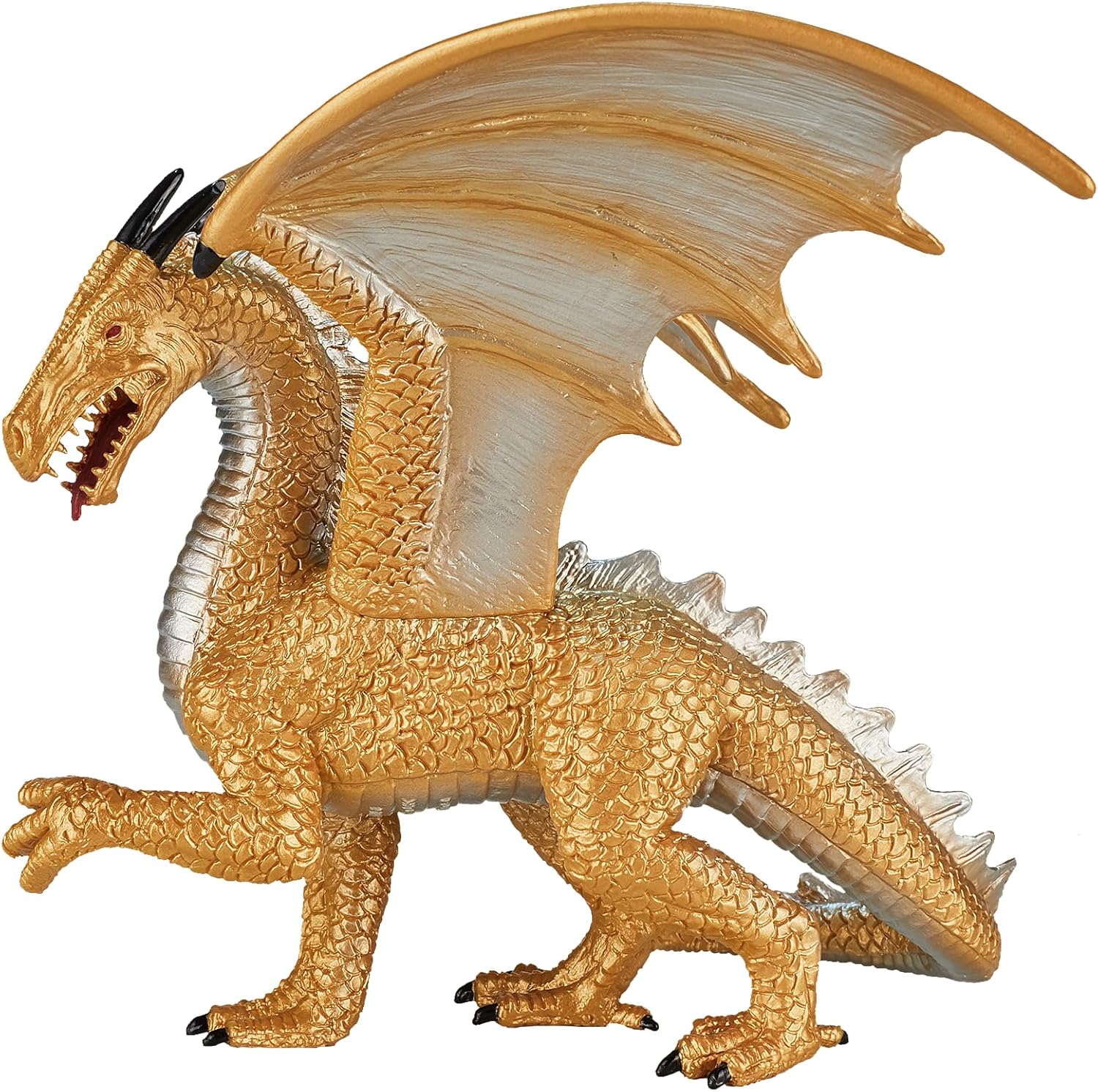 MOJO Golden Dragon Realistic Fantasy Toy Replica Hand Painted Figurine