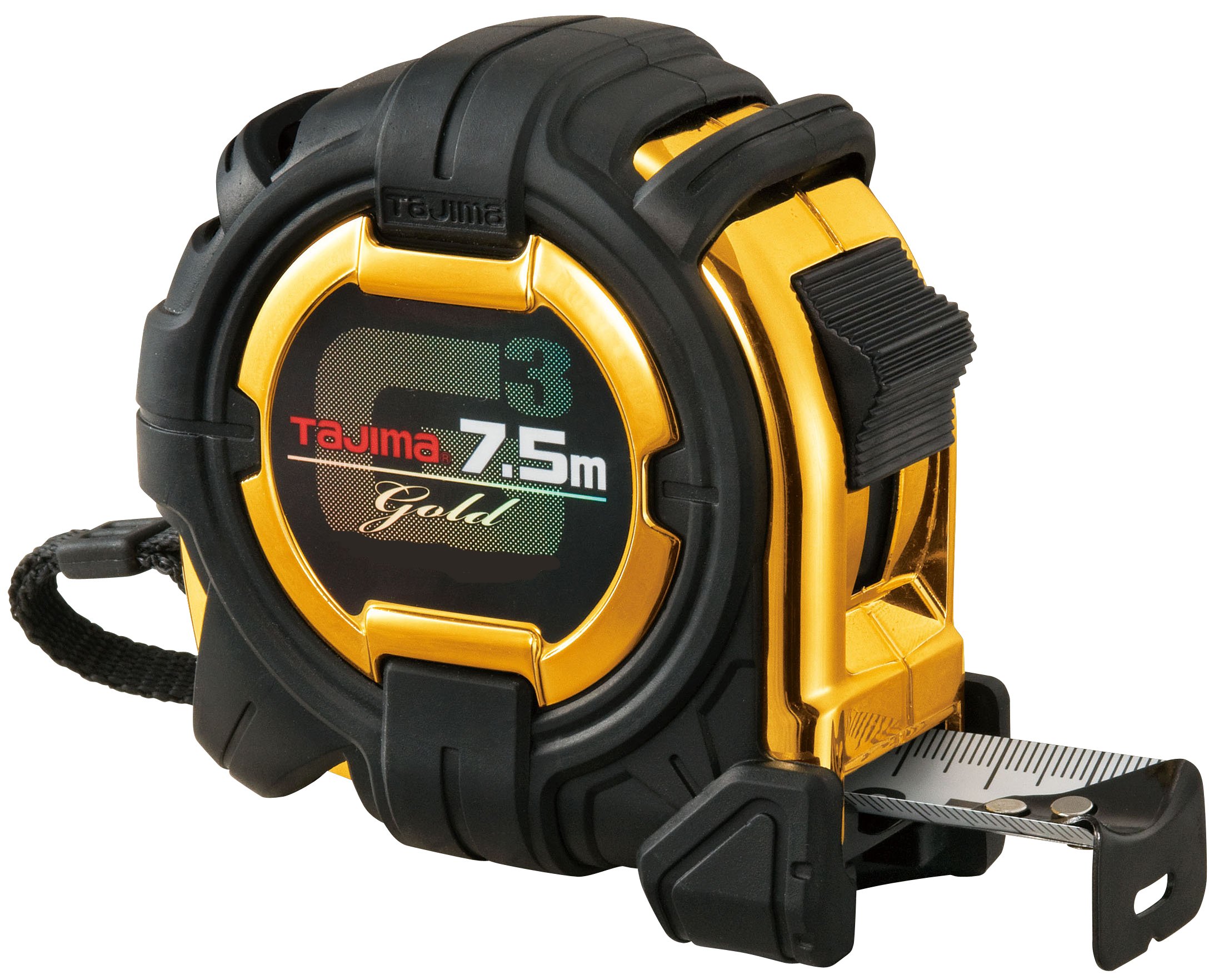 Amazon.co.jp: タジマ(Tajima) コンベックス 7.5m×25mm G3ゴールド