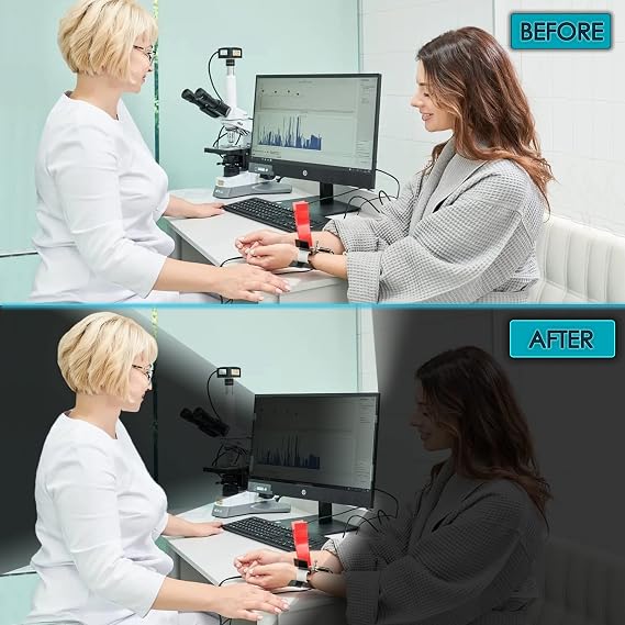 Privacy Screen Filter for 27 Inches Desktop Computer Widescreen Monitor with Aspect Ratio 16:09. Anti Glare and Anti Blue Light, 23.5 inch Width x 13.2 inch Height