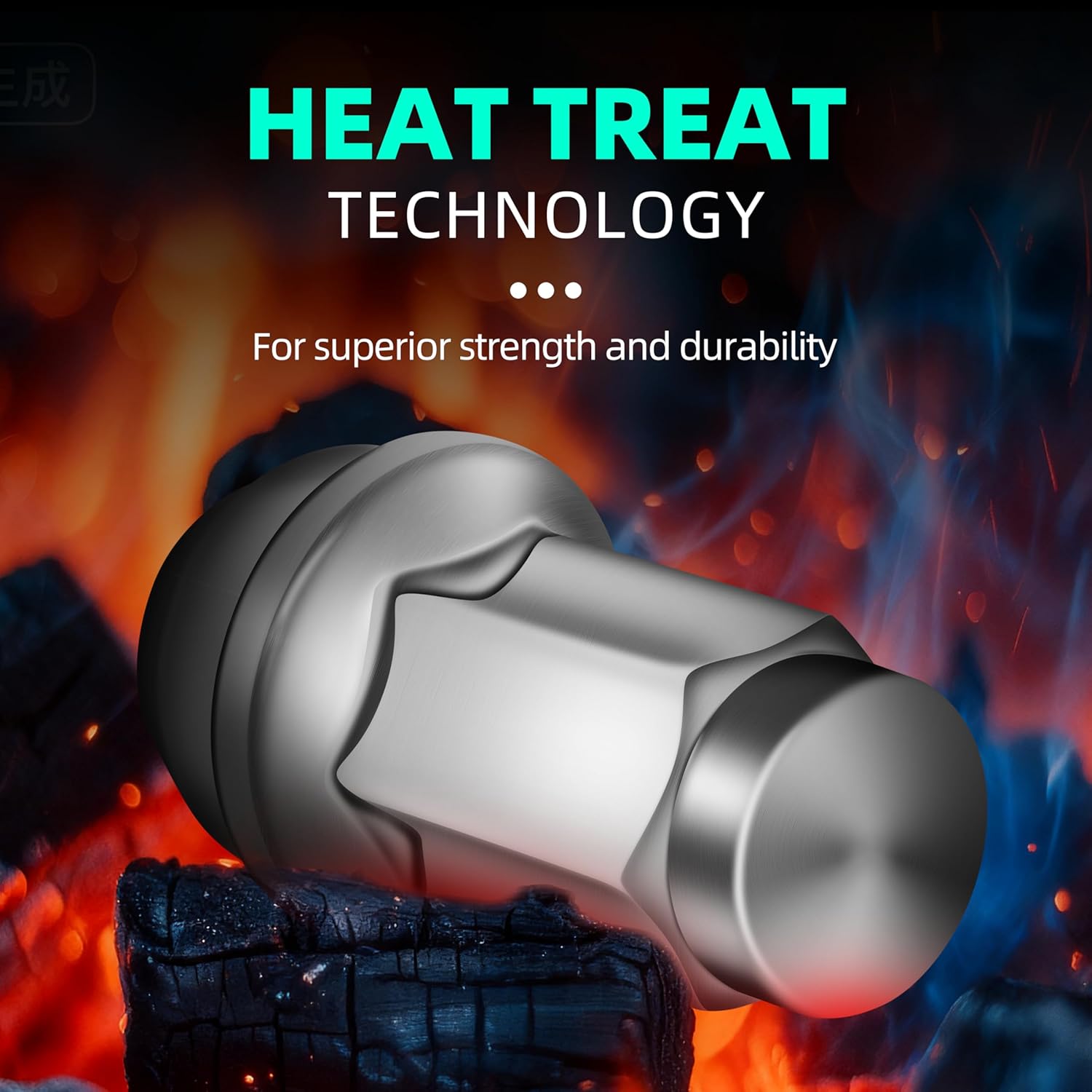 M14x2 Lug Nuts, Threaded OEM Style Wheel Lug Nuts Set with 21mm Hex Socket Key for F150 2000-2014, Factory Steel Tuner Nuts Fits Ford Expedition Navigator 2003-2014, 24-Pack Lugnuts