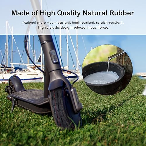 Miniatura 4 de Repuesto de neumático de scooter 8065-6, juego de neumáticos y tubos de 255x80 10x3, neumático eléctrico de 10 pulgadas grueso antideslizante a