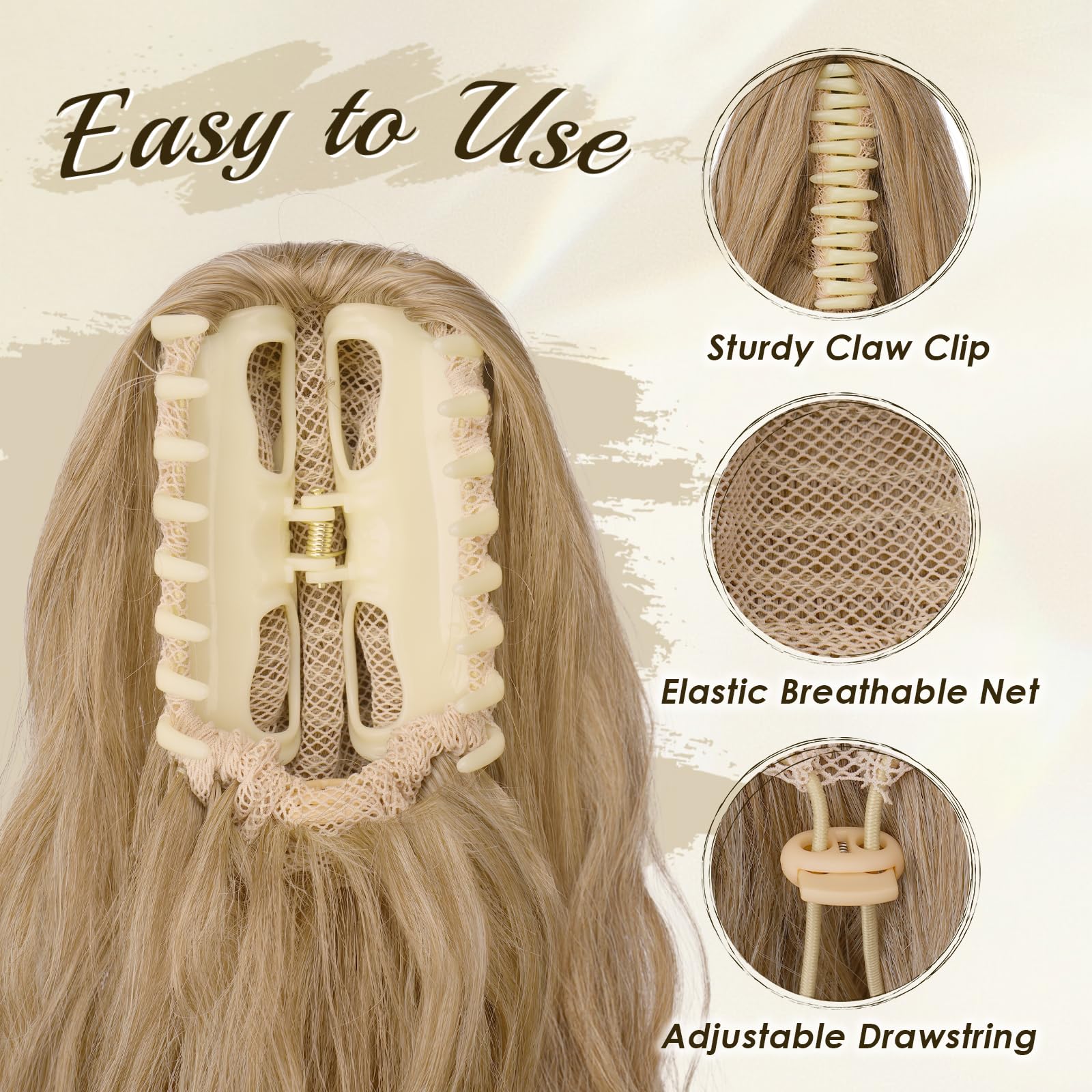 FESHFEN Ponytail Extensions - Image 3