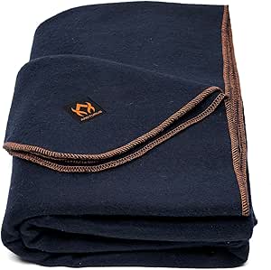 Arcturus Military Wool Blanket - Navy Blue