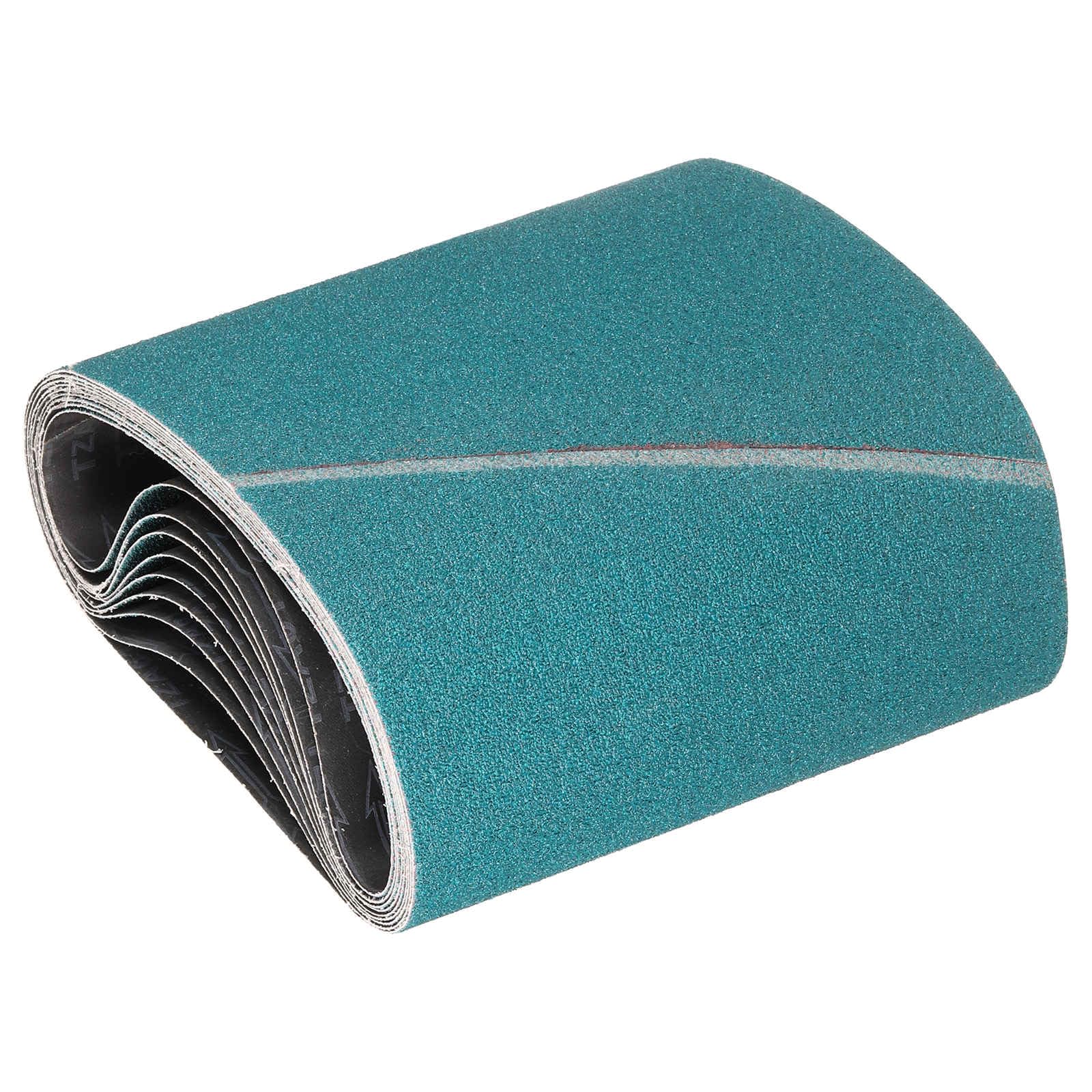 Kozelo 10 Pack Sanding Belts 200mm x 750mm 40 Grit Zirconia Abrasive Belt Sander Paper for Belt Sander Metal Grinding Wood Working Weld Rust Removal