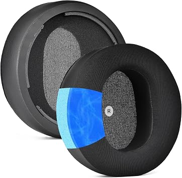 defean Maxwell Cushions - Cooling Gel Replacement Earpads Ear Cushion Compatible with Audeze Maxwell Headphones, Added Thickness, Noise Isolation Foam for Epic Gaming Sessions Silky Fabric