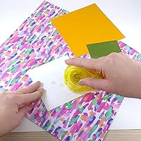 Vista 6 de AdTech Alfombra de pegamento de puntos adhesivos extraíbles, transparente, 0.375 pulgadas, paquete de 3