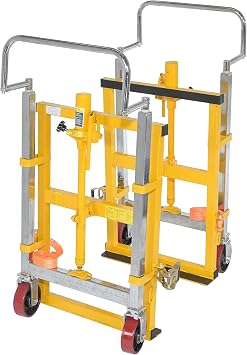 Vestil MFM-4000 Steel Machinery/Vending Machine Lifts 15 In. x 26-3/4 In. x 49-1/4 In. 4000 Lb. Capacity Yellow