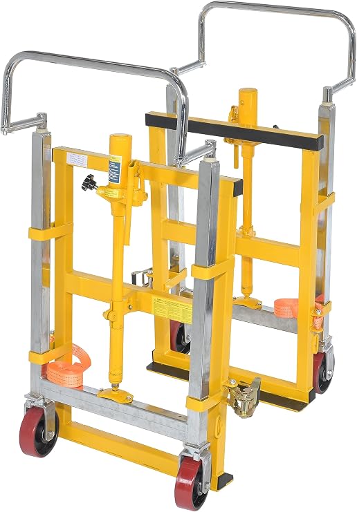 Vestil MFM-4000 Steel Machinery/Vending Machine Lifts 15 In. x 26-3/4 In. x 49-1/4 In. 4000 Lb. Capacity Yellow