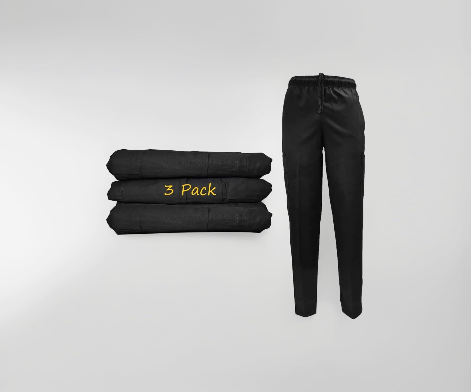 Natural Uniforms Classic 6 Pocket Chef Pants with Multi-Pack QTYS Available