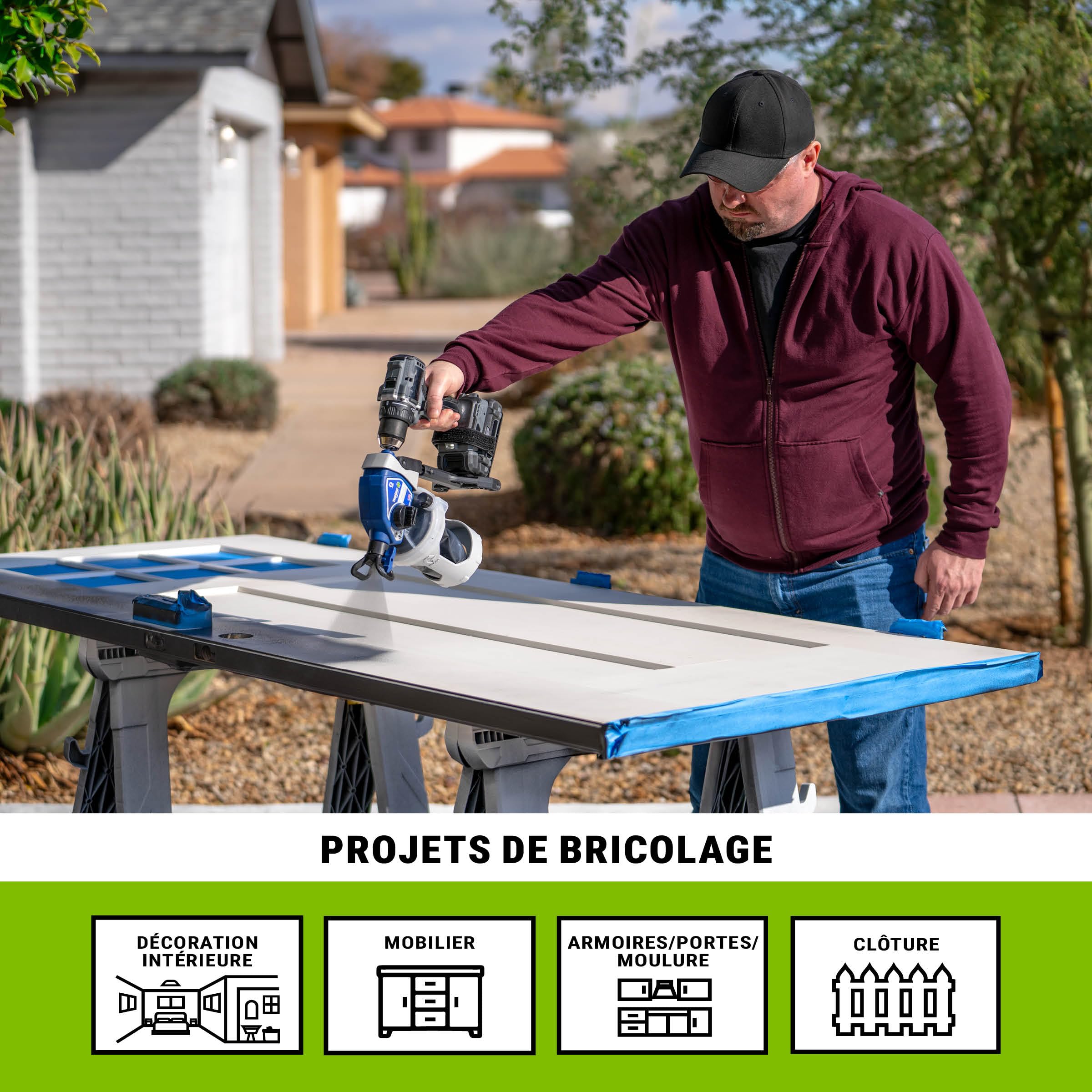 Magnum by Graco 26D361 TrueCoat 360 Cordless Connect, Pistolet à Peinture airless portatif sans Fil, pulvérisateur-perceuse, Utilisation Domestique, Petits travaux de Peinture (Pression Max. 138 Bar)