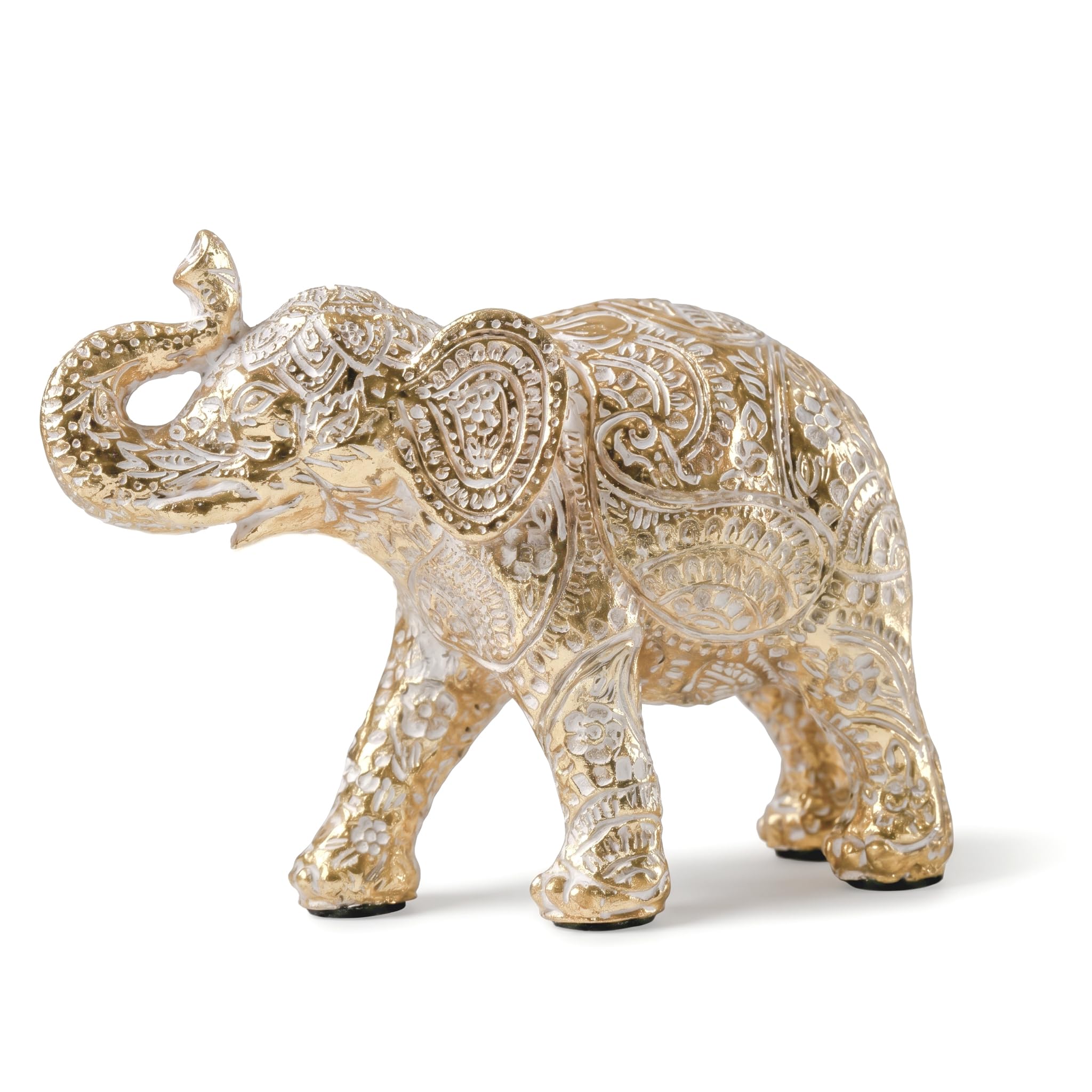Gold Elephant Decor for Home Resin Statue