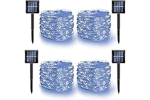 Dazzle Bright Solar String Lights for Christmas: Illumine Your Holidays with 480 LEDs