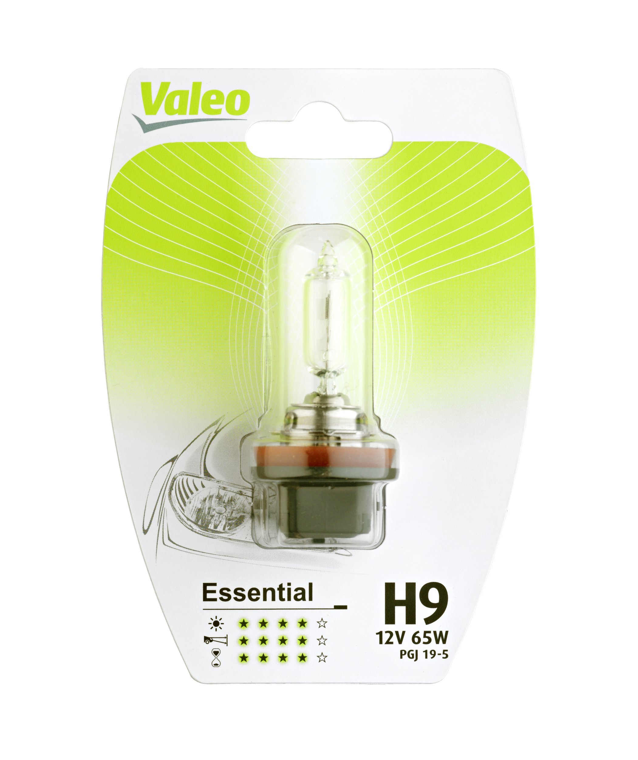 Ampoule Halogène Valeo ESSENTIAL H9 65W - Lot de 1