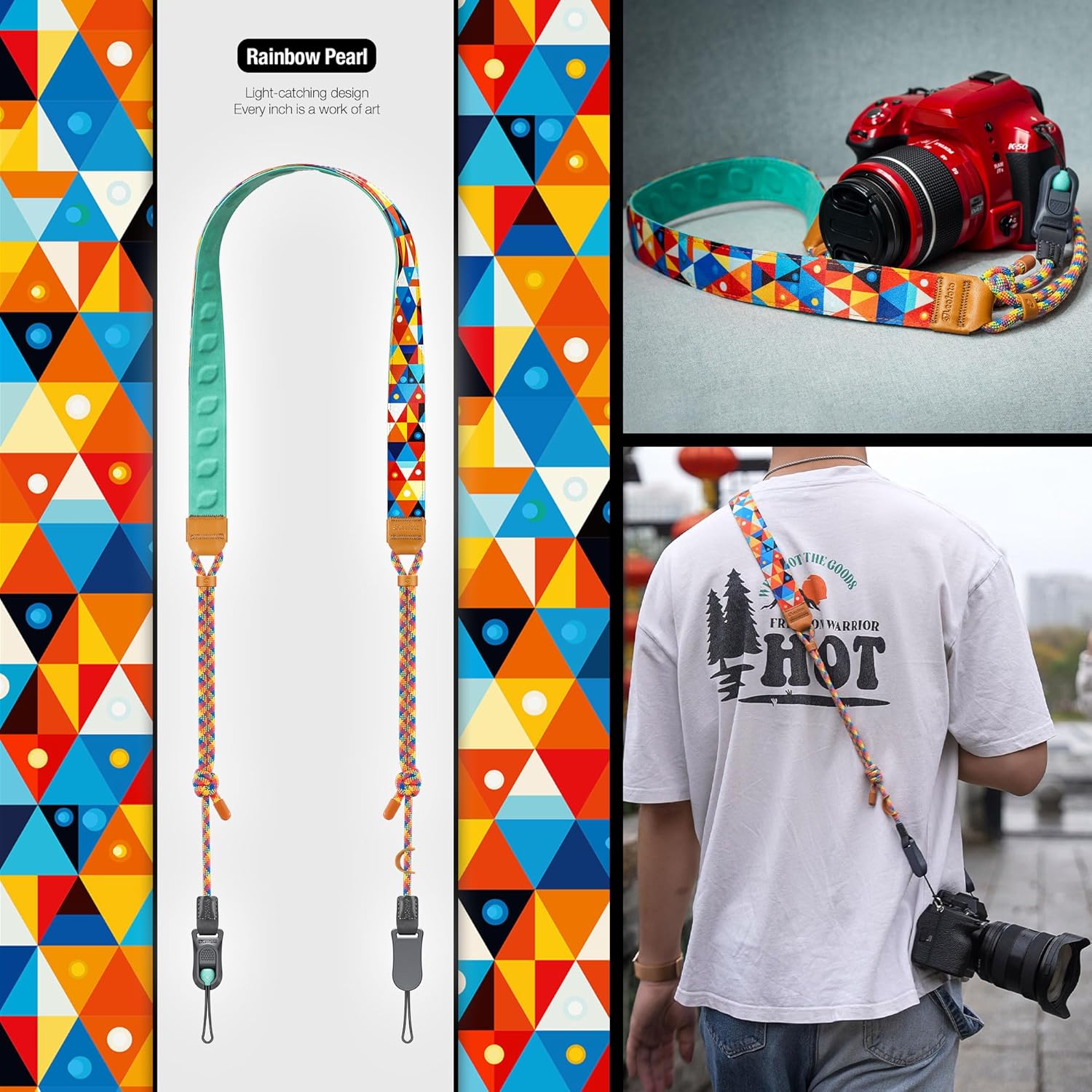 LEOFOTO Adjustable Camera Strap for Photographers - Image 7