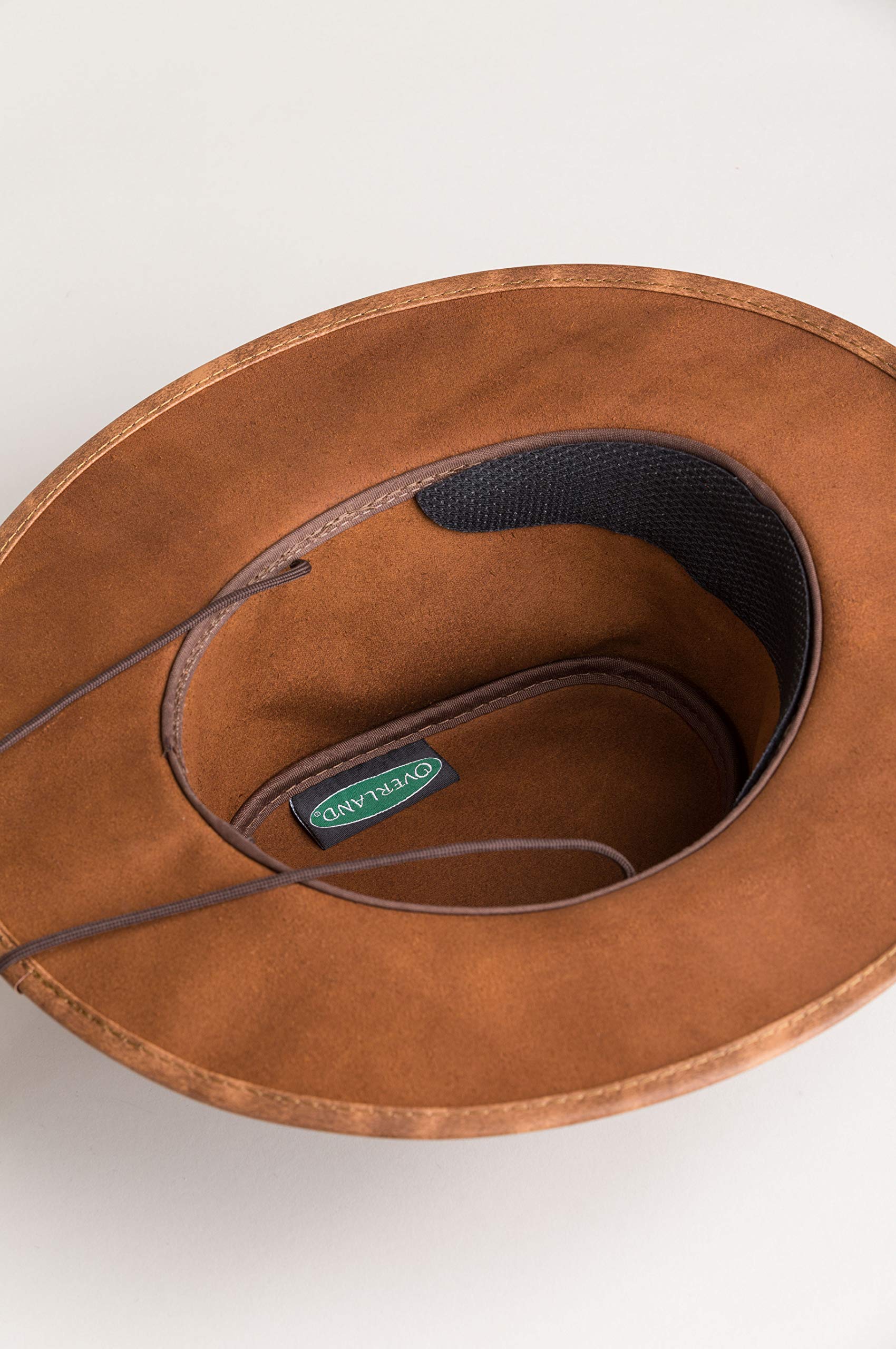 Rancher Crushable Oiled Leather Cowboy Hat Copper  display picture 2