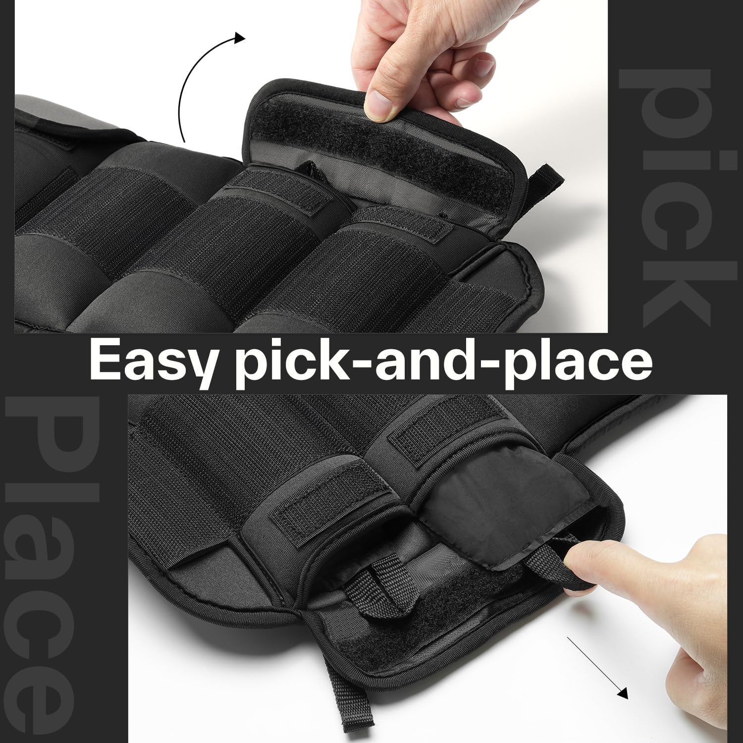 Sportneer Polsini di peso regolabili 0,9 – 4,5 kg (per caviglia)/1,8 kg – 9 kg (per coppia), con spalline regolabili, pesi per gambe e braccia