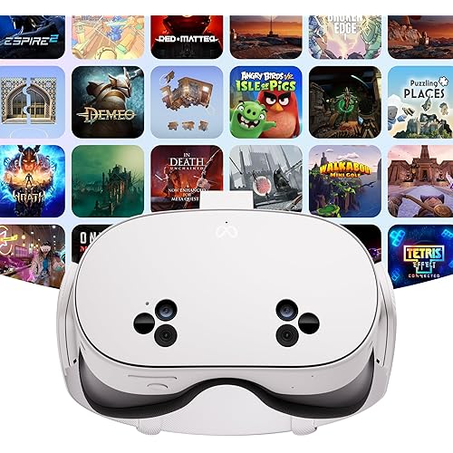 Meta Quest 3S 256GB Virtual Reality Headset Bundle with 24 Months of Meta Horizon+ Games Subscription & Meta Warranty Plus Enhanced Protection, Low Monthly Price, As Low as 0% APR