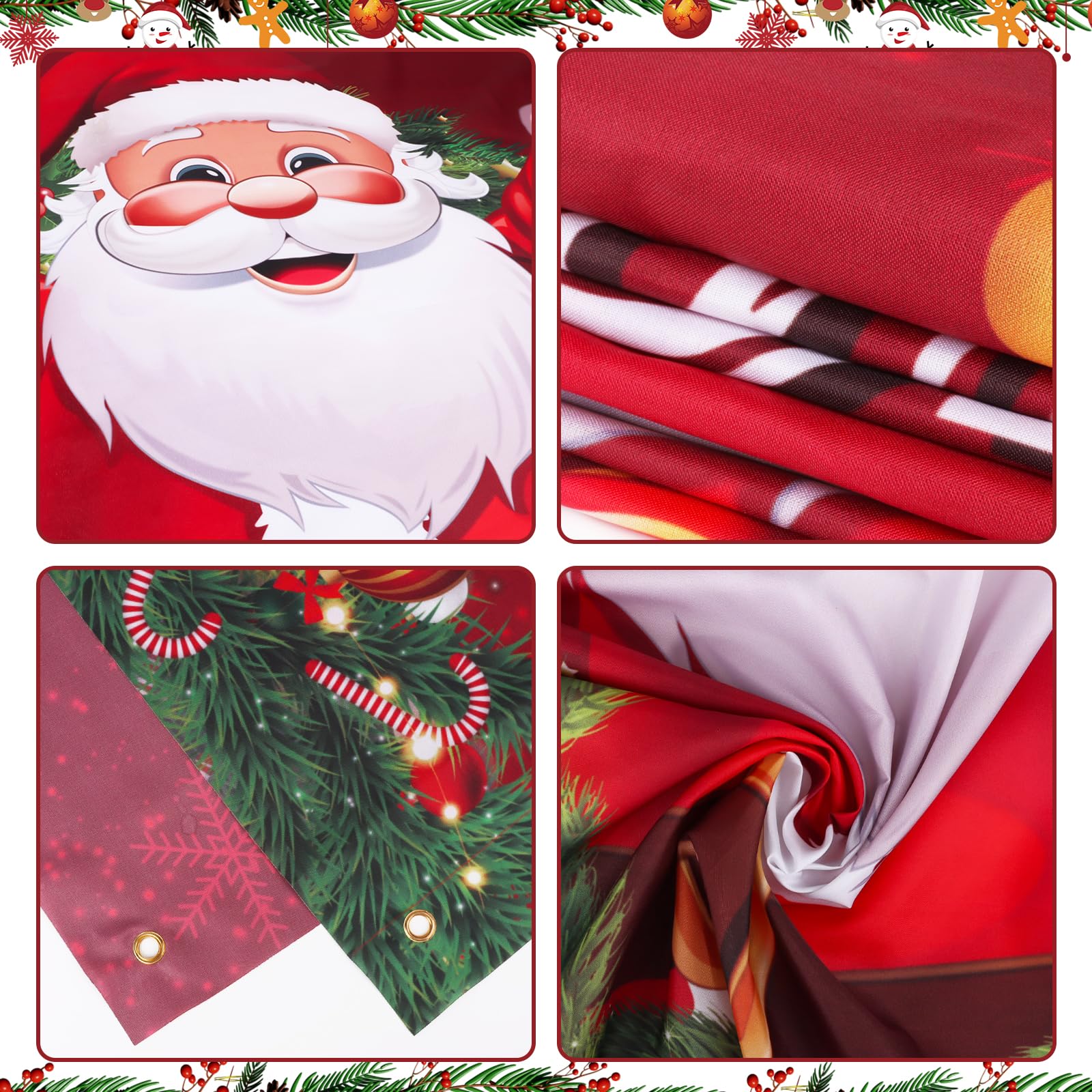 Lemicin Christmas Door Decorations Cover - Image 2