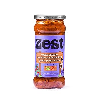 Zest Tomato Mushroom & Smoked Garlic Pasta Sauce 340g - 2 Pack