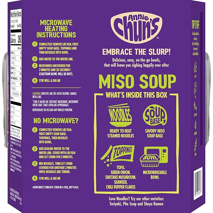 Annie Chun's Miso Soup Bowl, 5.52 oz (Paquete de 6) miniatura 3