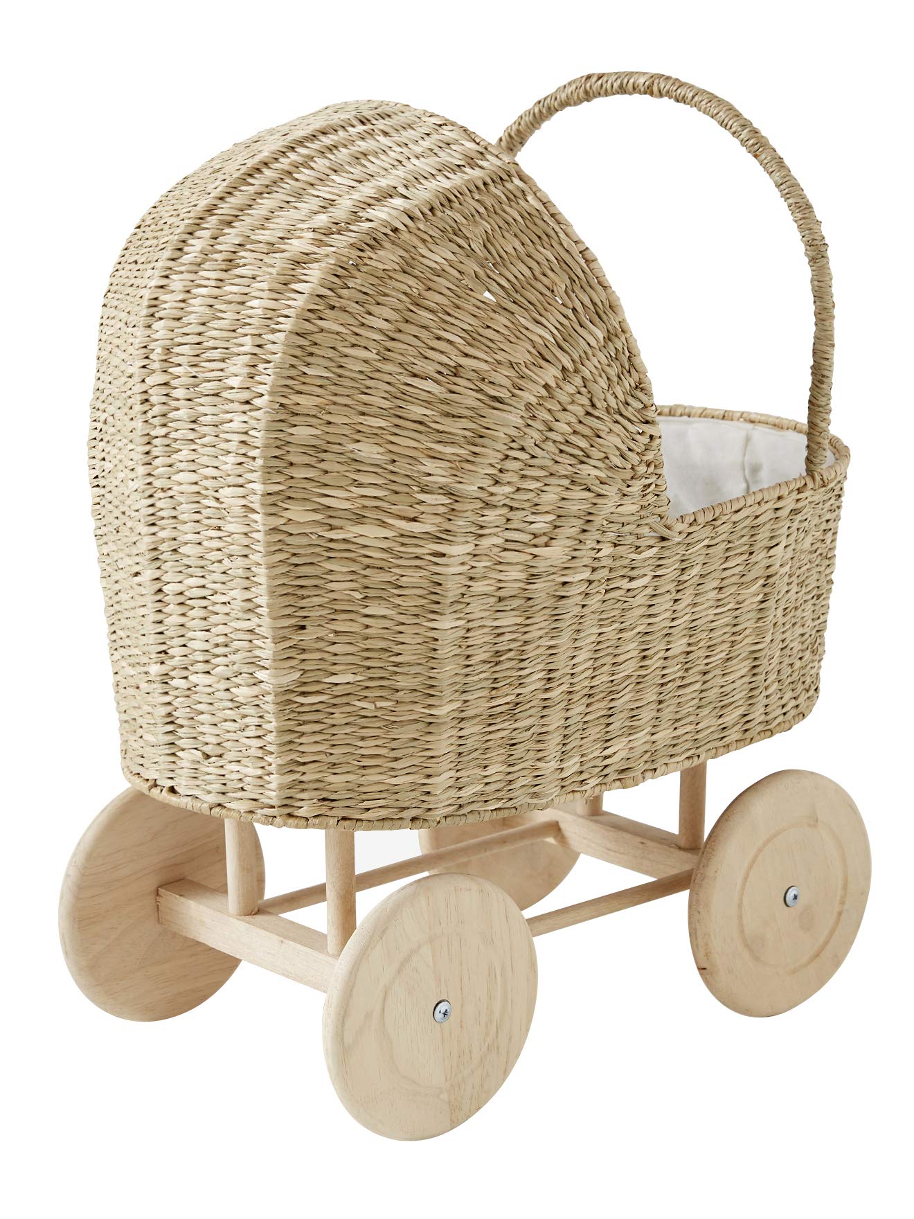 VERTBAUDET Landau de poupée en herbier Blanc TU