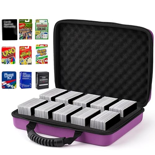 Miniatura 5 de 1200-2200 Card Game Case for Cards Against Humanity Game,Collectible Trading Card Storage Holder Compatible for Pokemon Cards, Sports Card and