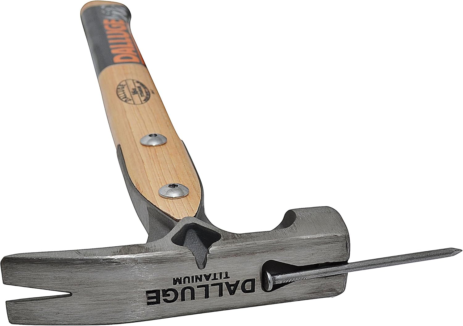 VAUGHAN DALLUGE 16oz Titanium Hammer, Magnetic Nail Holder, Smooth Face, VN07182