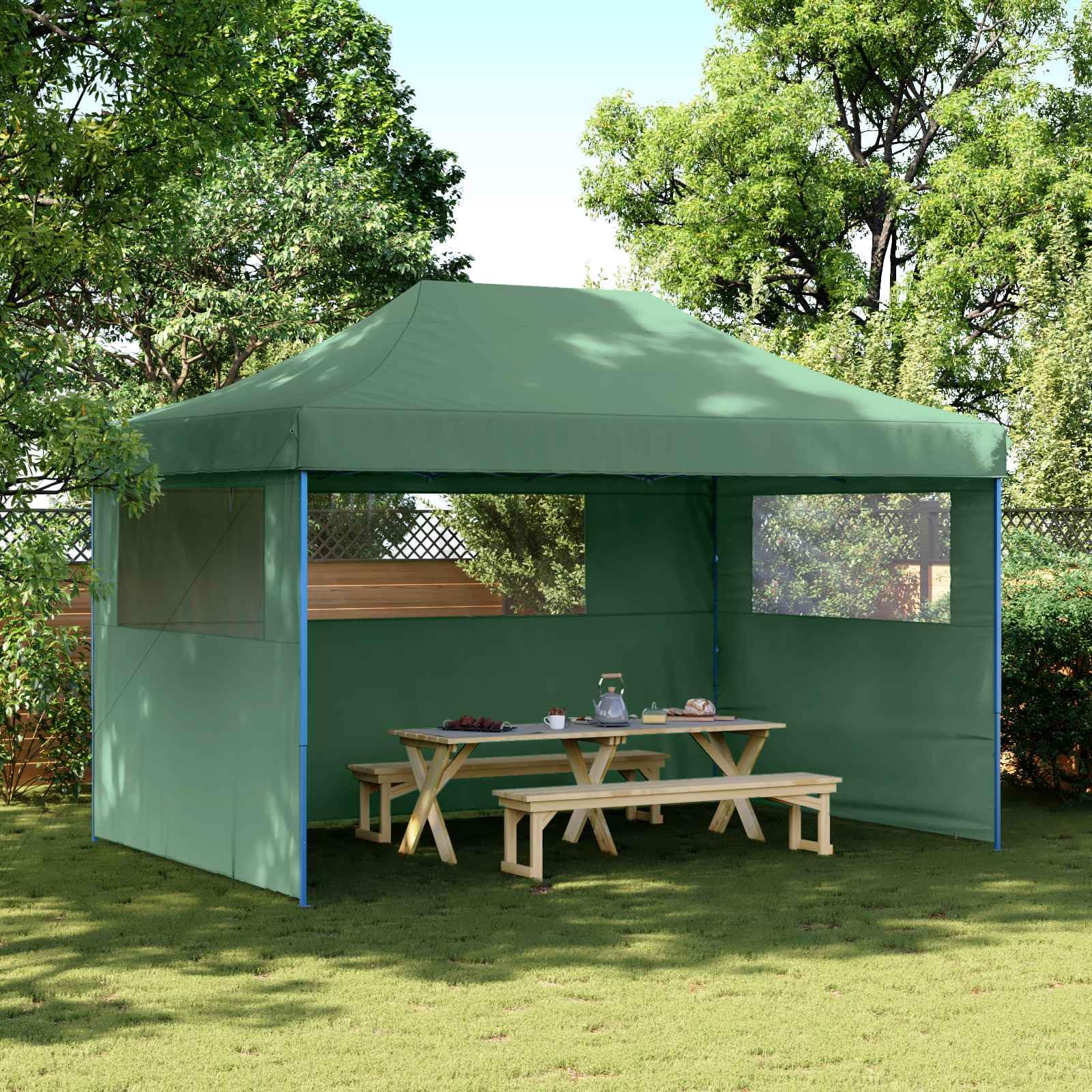 Namiot ogrodowy typu Pop-up 440 x 292 x 315 cm, zielony
