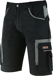 Men Cargo Shorts -Work Shorts Safety Combat Summer Shorts - Multi Pockets - Triple Stitched - Durable Workwear