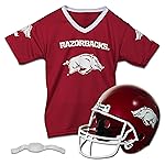 Arkansas Razorbacks Youth Football Helmet and Jersey Set by Franklin