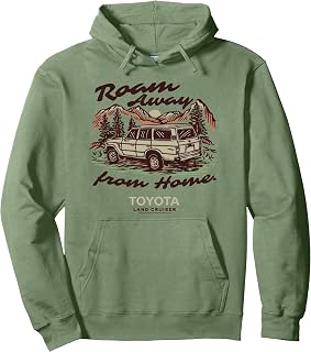 Toyota Land Cruiser Roam Away From Home Landscape Poster Pullover Hoodie
