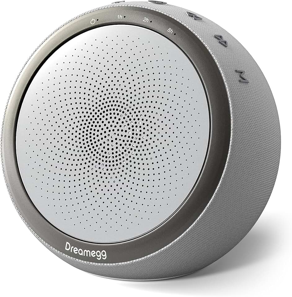 Dreamegg White Noise Machine for Adults - 10W Powerful Sound Machine with 29 Soothing Sounds, Noise Masking for Snoring, Traffic & Office Privacy, Ideal for Home, Travel & Deep Sleep