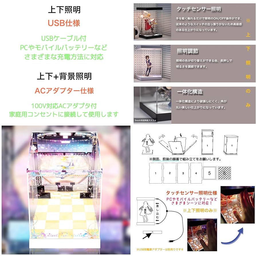 Amazon.co.jp: 専用 フィギュアケース メガハウス Lucrea