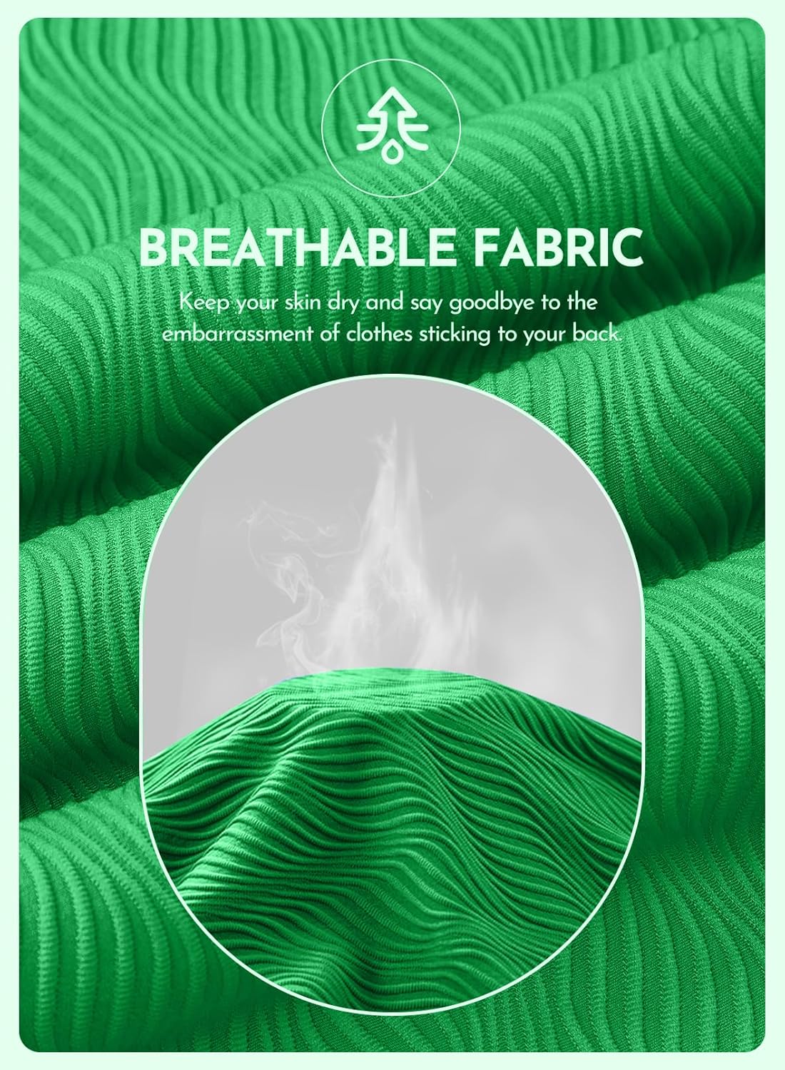 Herseas Push Up Bikini Top Women Textured Sexy Swim Suit Tops Scoop Neck Swimsuit Top Fashion Bathing Suit Tops - Image 5