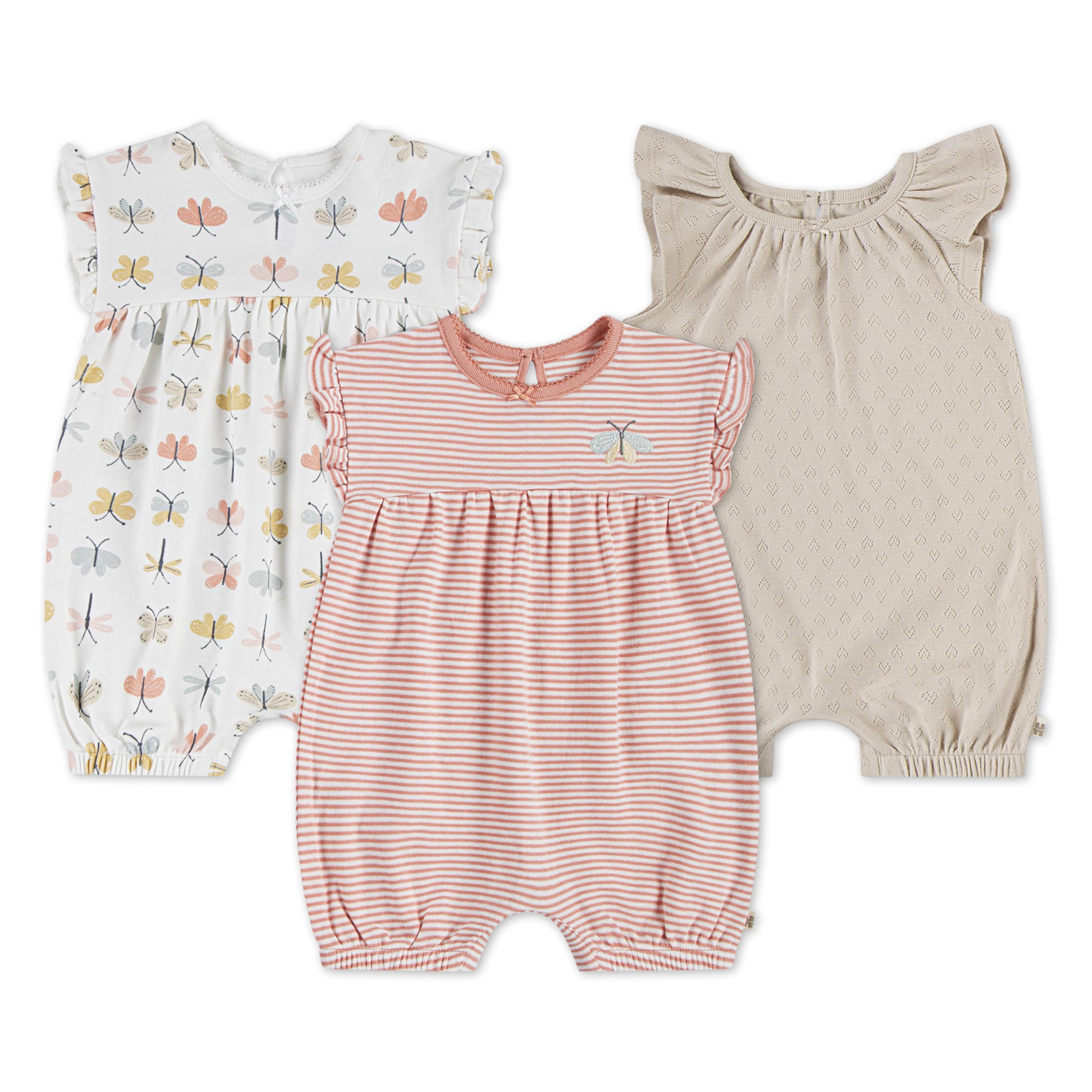HUGGIES Baby Multi-pack Short Sleeve Romper