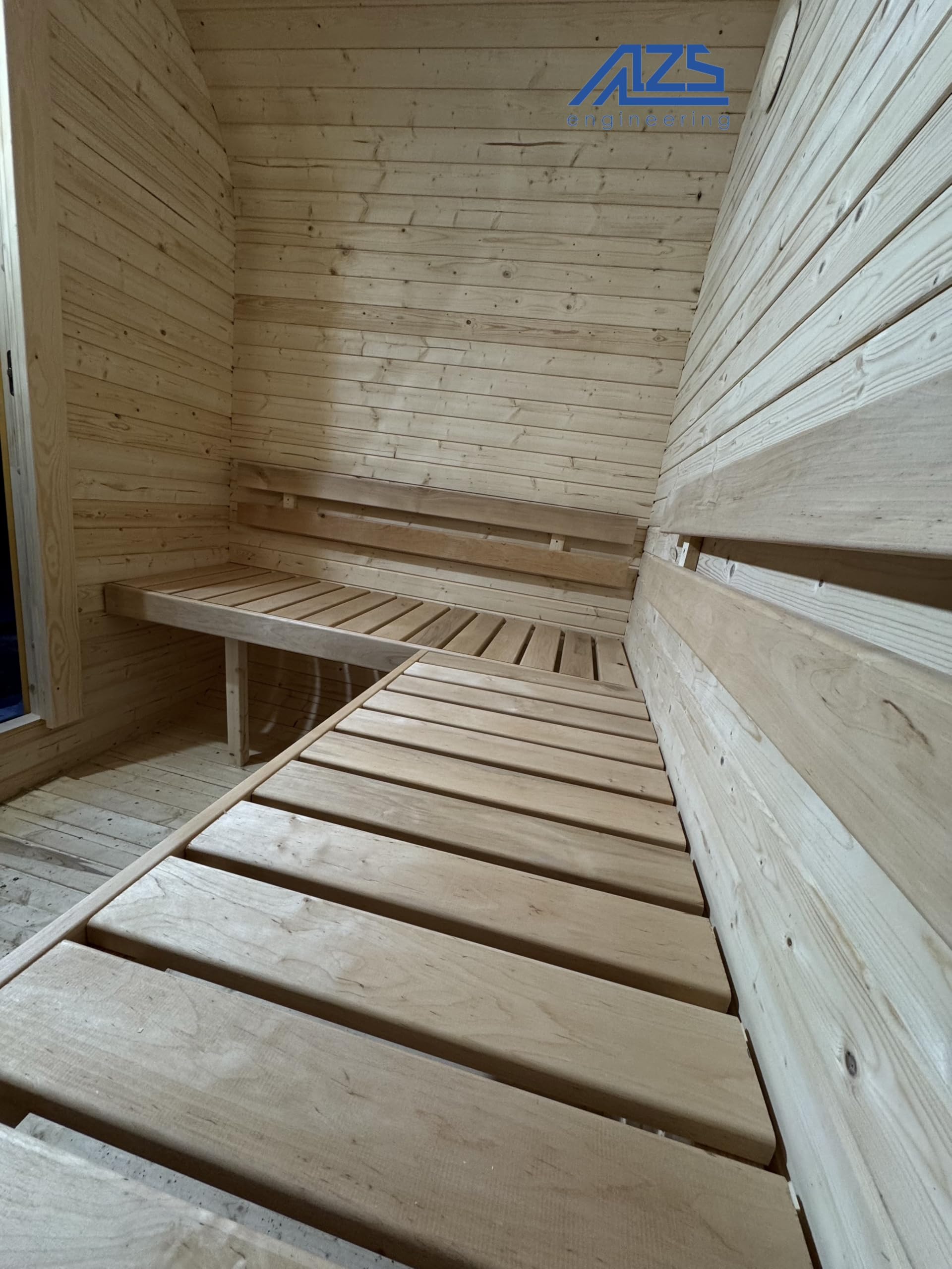 Fasssauna Gartensauna aus Fichtenholz mit Holzofen ETNA – 3-4 Personen