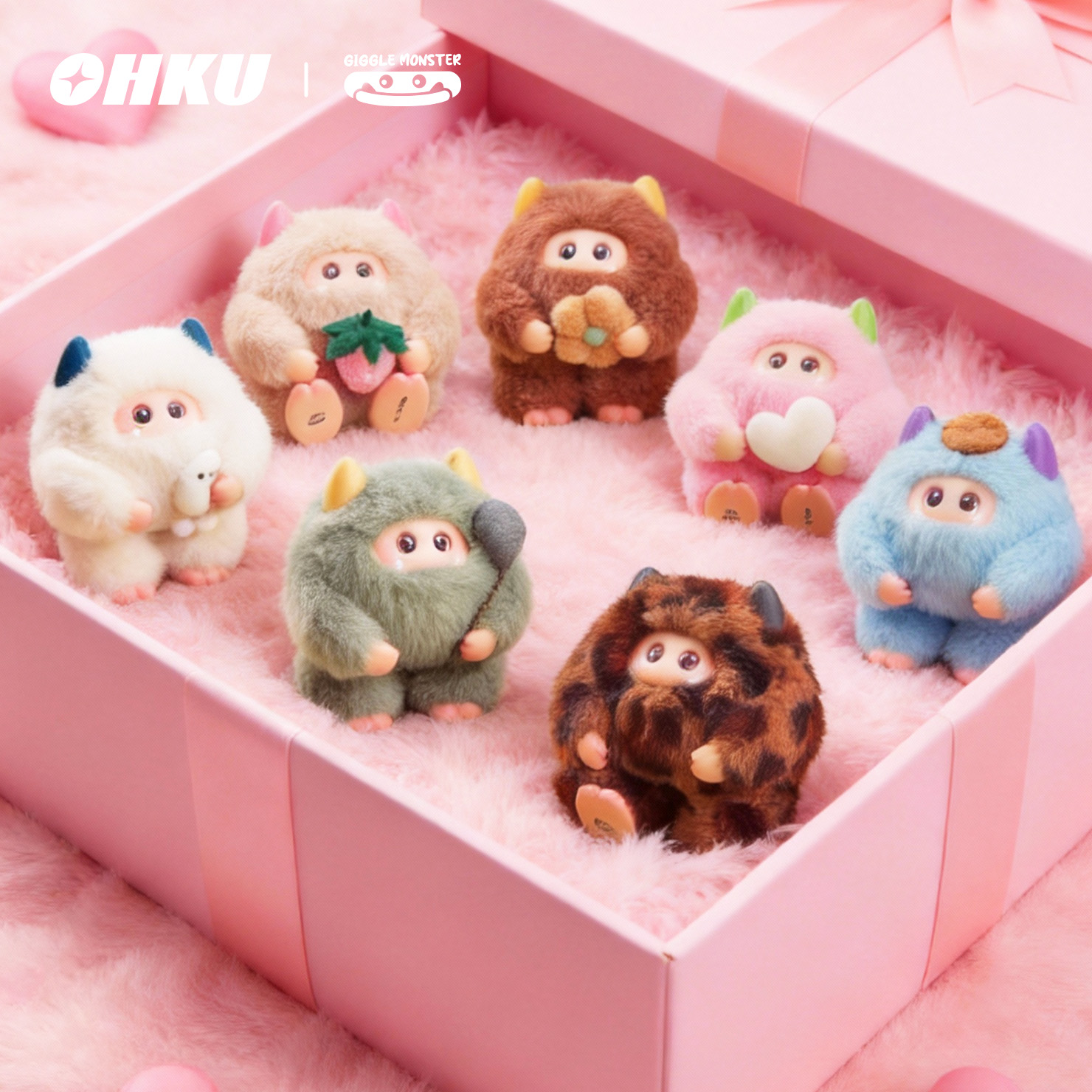 Amazon.com: OHKU Giggle Monster Marshmallow Dreams Series Vinyl