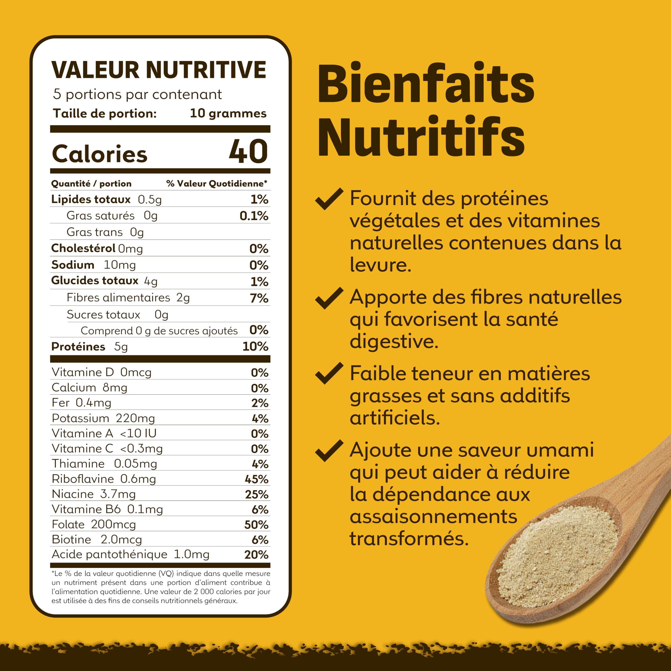 Coolinario Levure Nutritionnelle Non Enrichie (56 g) Assaisonnement Végan au Goût Noisette | Riche en Protéines, Fibres & Minéraux | Pour Snacks, Sauces & Vinaigrettes | Sans Gluten